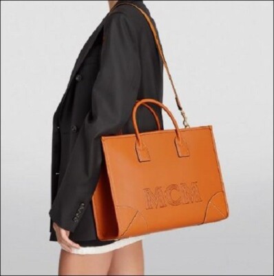 MCM Large München Tote in Spanish Calf Leather | eBay