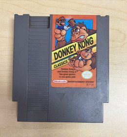 Donkey Kong Classics Nintendo NES, 1988 Game Cartridge 
