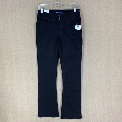 Wallflower Luscious Curvy Fit Jeans size 5 Jr Women Black Boot Cut Stretch Denim