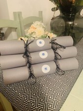 christmas crackers with sterling silver necklace and pendant. 6 pack