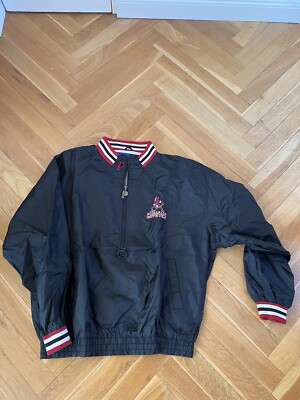Vintage Pro Player Phoenix Coyotes Windbreaker XL Nhl Like Starter Schwarz Black