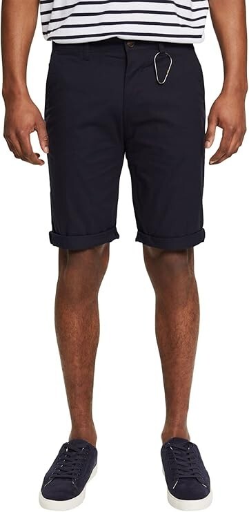 ESPRIT Mens Bermuda Shorts W30 Navy Chino Fit RRP £29 image 5