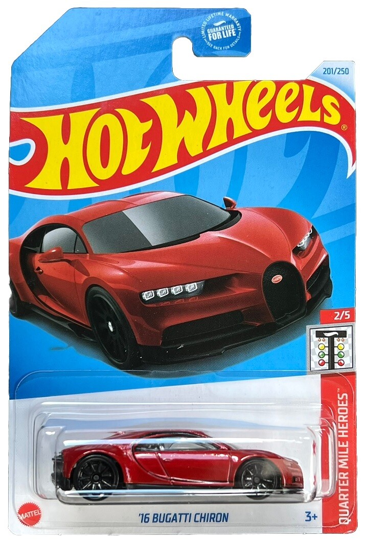 HOT WHEELS '16 BUGATTI CHIRON QUARTER MILE HEROES 2024