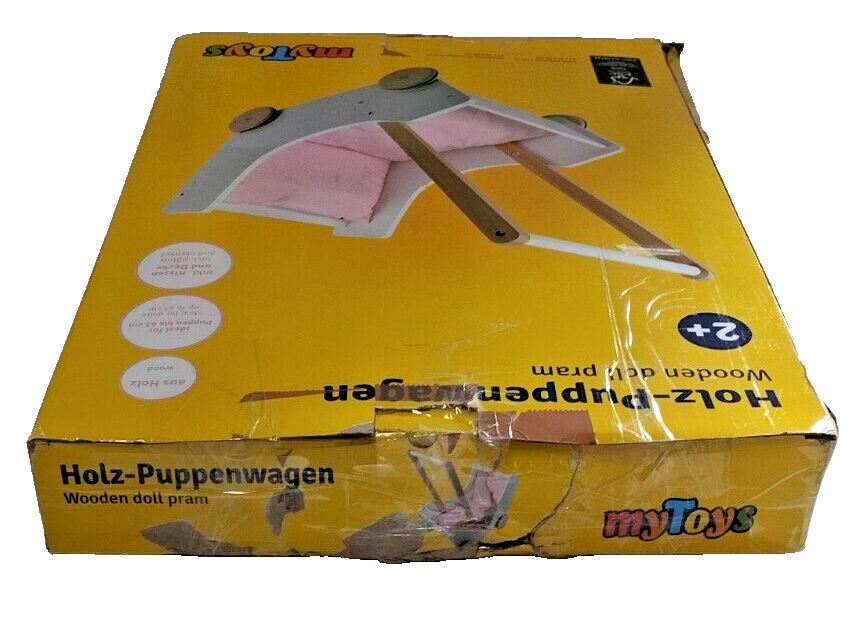 MyToys - Holz-Puppenwagen - rosa - 1104- Neu OVP 2.Wahl * | eBay.de