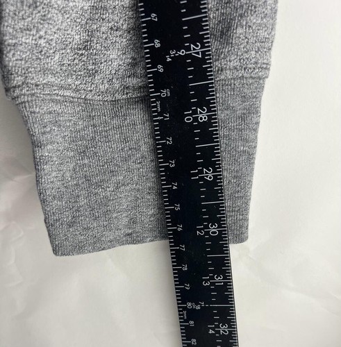 J CREW Sweater Men’s 1/4 ZIP PULLOVER Size L Gray Vintage Casual - Picture 9 of 11