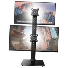 Dual Monitor Stand for 13 to 34 Inch, Max Load 44 lbs, Vertical Monitor