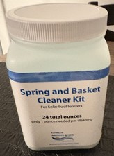 Spring Basket Cleaner Kit Solar Pool Ionizer Cleaning Solution 24oz