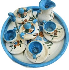 Miniature Vintage Mexican Tea Set.