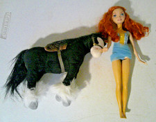 Disney Brave Princess Merida Fashion Doll  Parks Angus Plush Horse