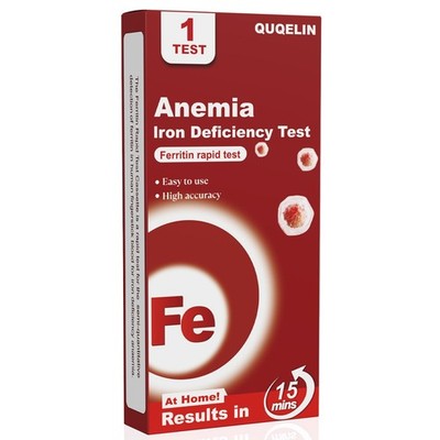 Iron Deficiency Test Kits: 1 Packs Iron Level Test Result in 15 Mins (1)