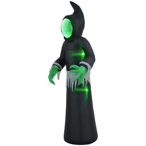Inflatable Halloween Mirror Face Ghost 8ft LED, Refurbished
