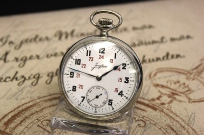 Rare Junghans 47c/1 Militär Taschenuhr M.A.N pocket watch