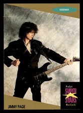 1991 Pro Set SuperStars MusiCards #17b Jimmy Page Set Break