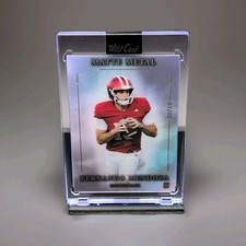 Wild Card Matte Metal Fernando Mendoza Rookie Football 2026 Numbered 10/10
