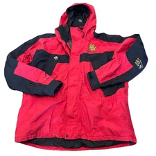 Vintage Mountain Hardwear Jacket Mens Extra Large Conduit Ascent Tech Parka Red
