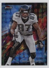 2024 Topps Finest Common Blue Geometric Refractor /99 Keenan McCardell #37 6q5