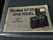 Rollei XF35 And 100XL Manual In English