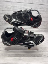 Shimano Cycling Shoes Unisex Size 42 Black Cleated Carbon Road Bike