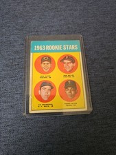 1963 Topps Baseball Rookie Stars Card #228 Oliva, Bailey, Alvis And Kranepool