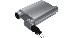 Qtp 13300c 3in Weld-on 304ss Screamer Muffler Wbolt-on Qtec Electric Cutout