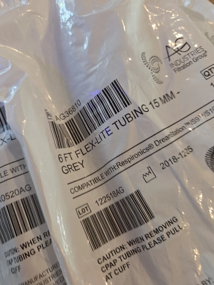 Filtragem AG Industries - AG36810X - 6 pés Tubulação Flex-Lite 15MM cinza - Lote de 3 - Imagem 3 de 4