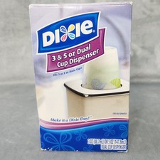 Dixie 3 5oz Dual Cup Blue Dispenser Unopened 2005 Vintage Bathroom Kitchen