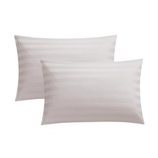 100 Cotton Classic Pillow Protectors with Invisible Zipper, 600 Thread Count...