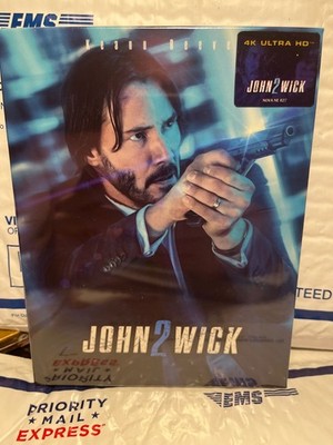 NEW JOHN WICK 2 4K UHD FULL SLIP STEELBOOK! NOVAMEDIA! LOW COLLECTOR #014 SEALED