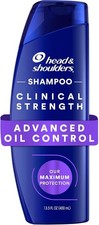 head & shoulders clinical strength oil control anti-dandruff shampoo 400ml