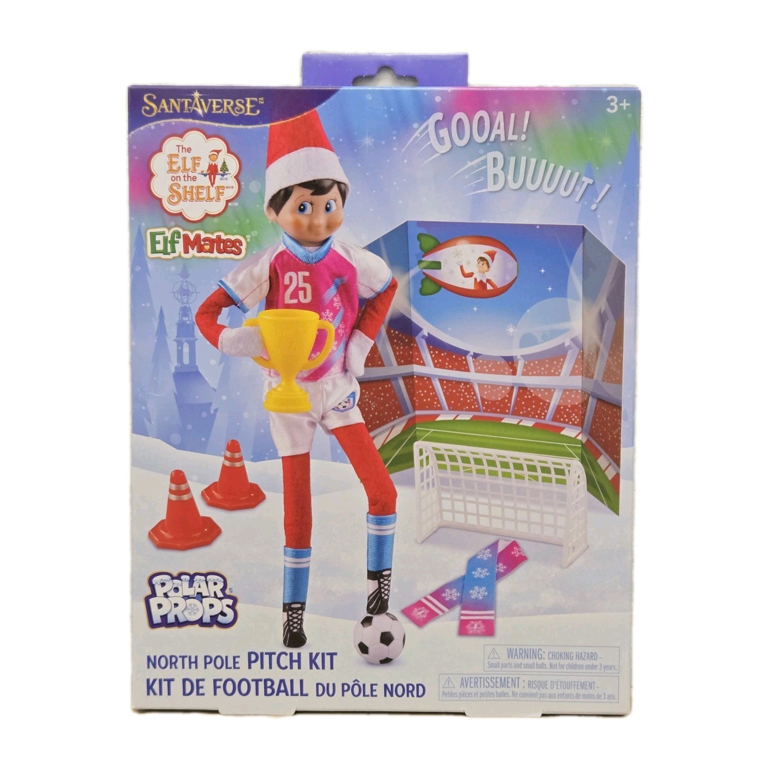 Elf on the Shelf SOCCER Polar Props North Pole Pitch Kit Elf Mates Outfit NEW