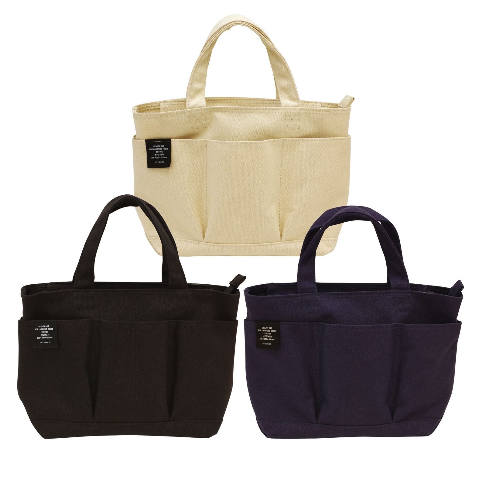 DELFONICS Inner Carrying Bag S Tote Bag Dark Blue image 8