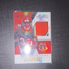 2014 Panini Absolute - Jeremy  Hill #JH Rookie Helmet Relic Bengals NFL