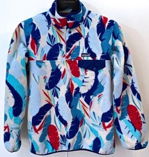 Patagonia Synchilla Snap-T Colorful Pullover fleece dance  feather EUC