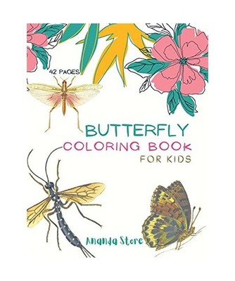 Butterfly Coloring Book: Butterfly Coloring Book for Kids: Butterflys Coloring B