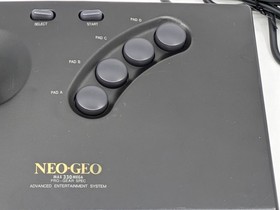 Neo Geo AES Console NEO-0 SNK Joystick Controller AC Adapter Tested Japan