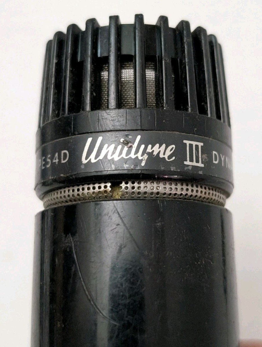 Vintage 1970S Shure PE 54D Unidyne III Dynamic Microphone PARTS