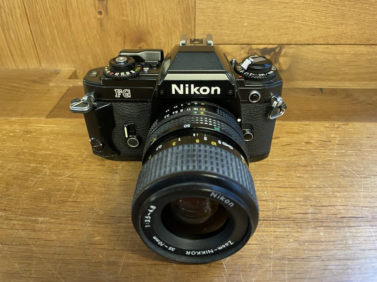 値下 ’82年度名機 Nikon FG 35-70 & MF-15 & MD-E Nikon FG SLR Film Cameras for sale | eBay