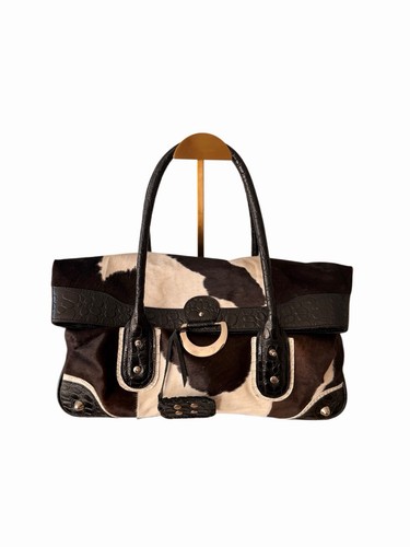 cowhide purse