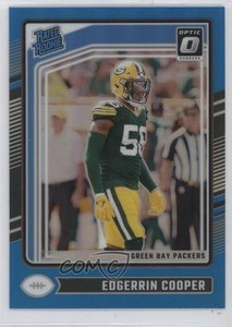 2024 Panini Donruss Optic Rated Aqua Prizm /299 Edgerrin Cooper #231 Rookie RC