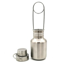 Water Bottle Cup 60g Wild Survival With Hanging Hook 1pc 350/500/750ml