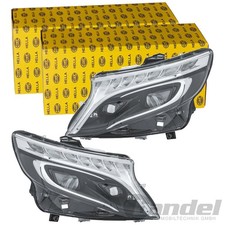2x HELLA LED SCHEINWERFER SATZ passend für MERCEDES EVITO MARCO V-KLASSE VITO LI 2x HELLA LED SCHEINWERFER SATZ passend für MERCEDES EVITO MARCO V-KLASSE VITO LI