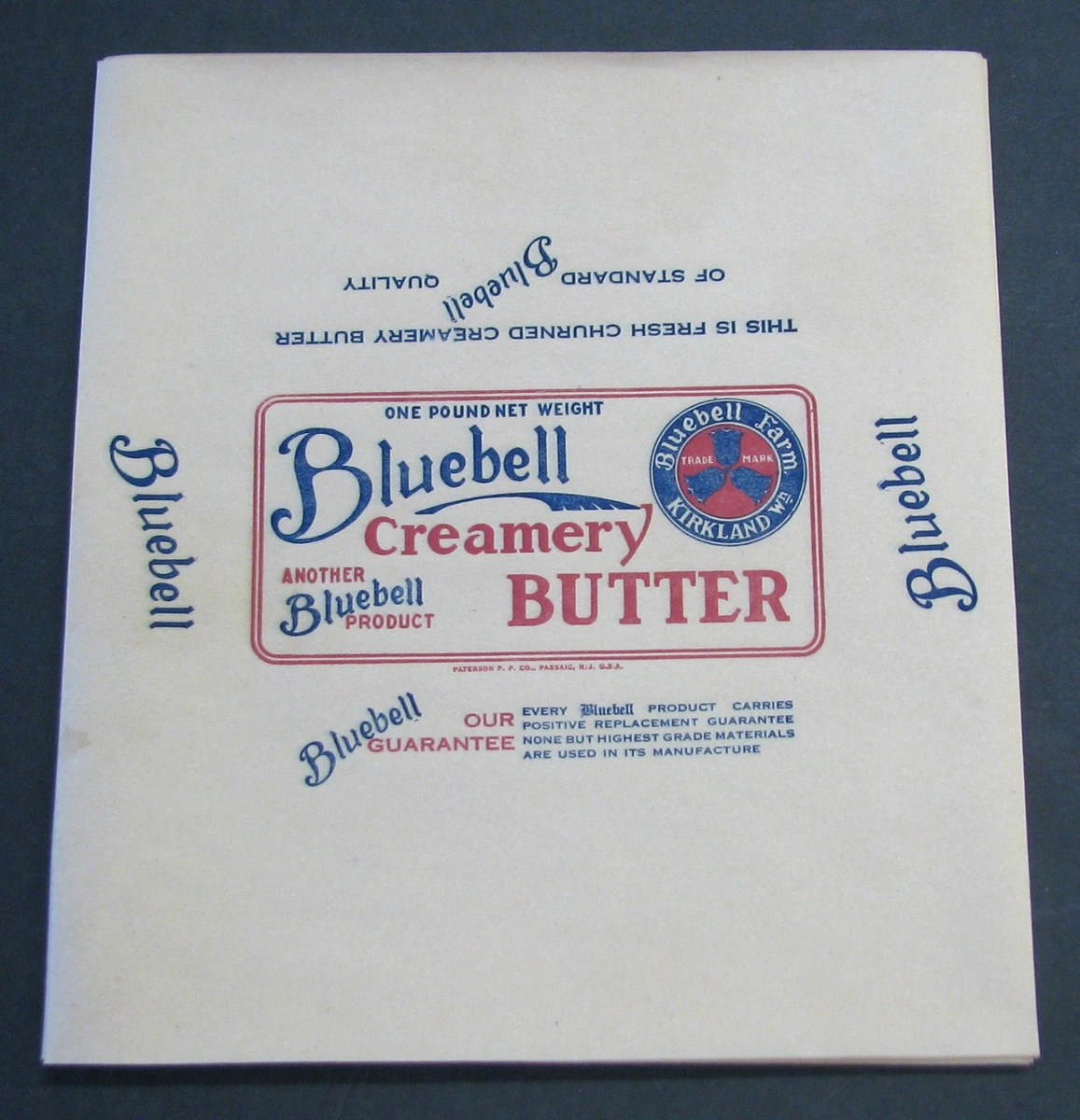 Blue Collectible Dairy Advertising for sale | eBay
