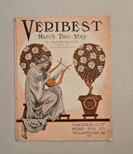 1914 VERIBEST March Two-step By Raymond Edwards cover art W. J Dittman