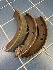 3 Vintage Vw Barndoor Bus Brake Shoes 1950-1955 Cores Volkswagen Type 2