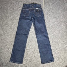 Wrangler Boys Slim Fit Straight Leg Jeans Dark Indigo Denim 12 Slim 1013BSEDD