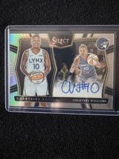 Courtney Williams 2025 Select WNBA Silver Courtside Action Prizm Auto Lynx