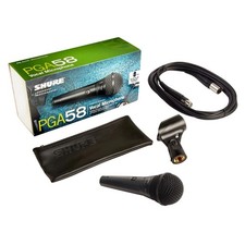 Shure PG ALTA Series PGA58 Cardioid Dynamic Vocal Performance Microphone