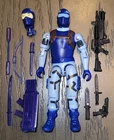 GI Joe Cobra figure 1/18 scale Black Major  Snake Eyes Storm Shadow Shockwave