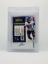 2020 Panini Contenders Championship Ticket Auto Xavier McKinney #21/25 RC 168 SP