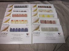 Lot of 10 Color Street Nail Polish Strips - Various Colors and Styles 14